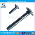 Chinesischer Hersteller Carbon Stahl verzinkt Gr2 Gr5 Gr8 Carriage Bolt